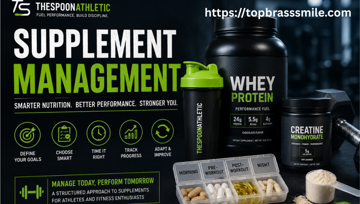 TheSpoonAthletic Supplement Management Guide